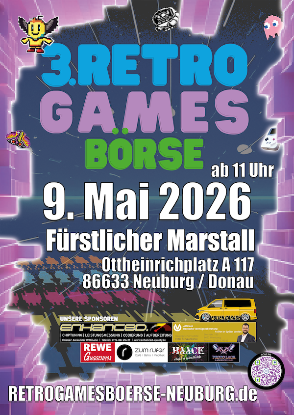 3. Retrogames Börse Neuburg am 9. Mai 2026
